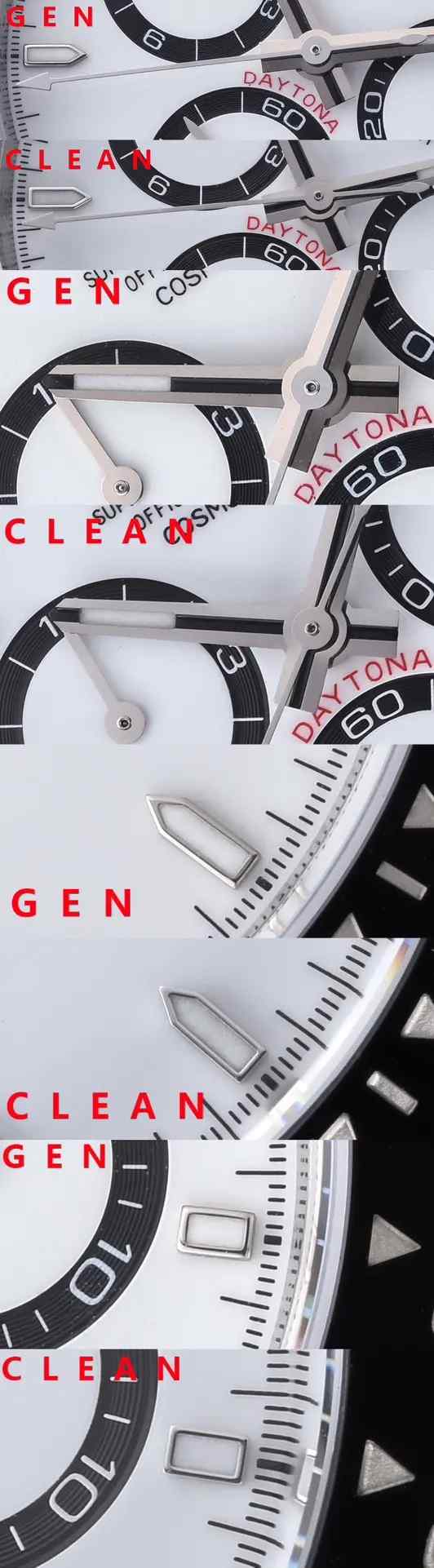 C厂劳力士熊猫迪4131机芯复刻表真假深度测评，与正品相差多少？ | 奈斯探表