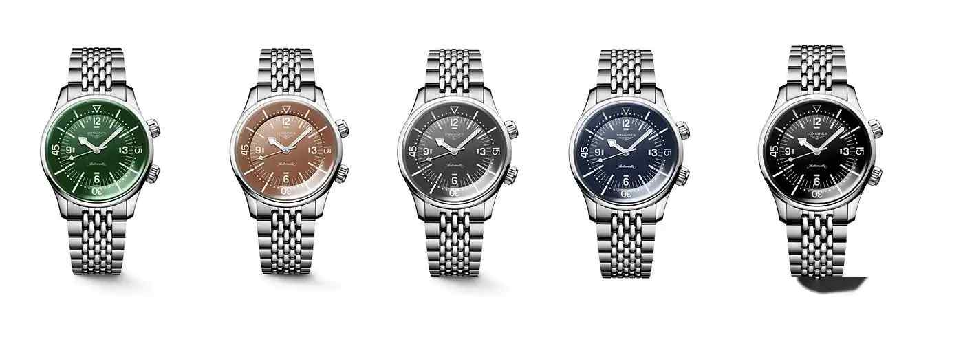 浪琴推出全新经典复刻系列传奇潜水员腕表39毫米款，售价为28300元 | 奈斯探表