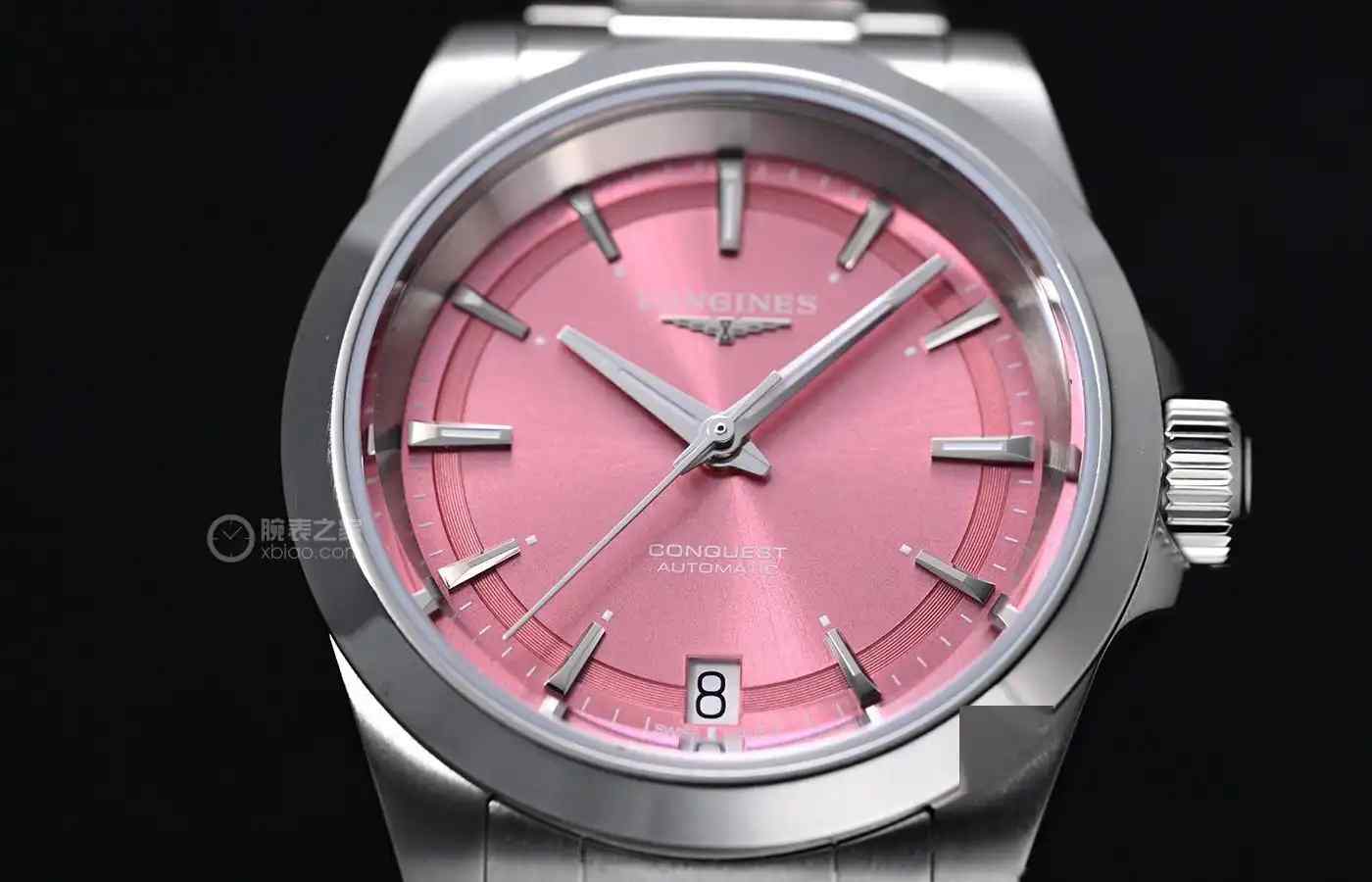 浪琴康卡斯悦动系列粉色表盘腕表-精致腕表彰显“女主”魅力！ | 奈斯探表