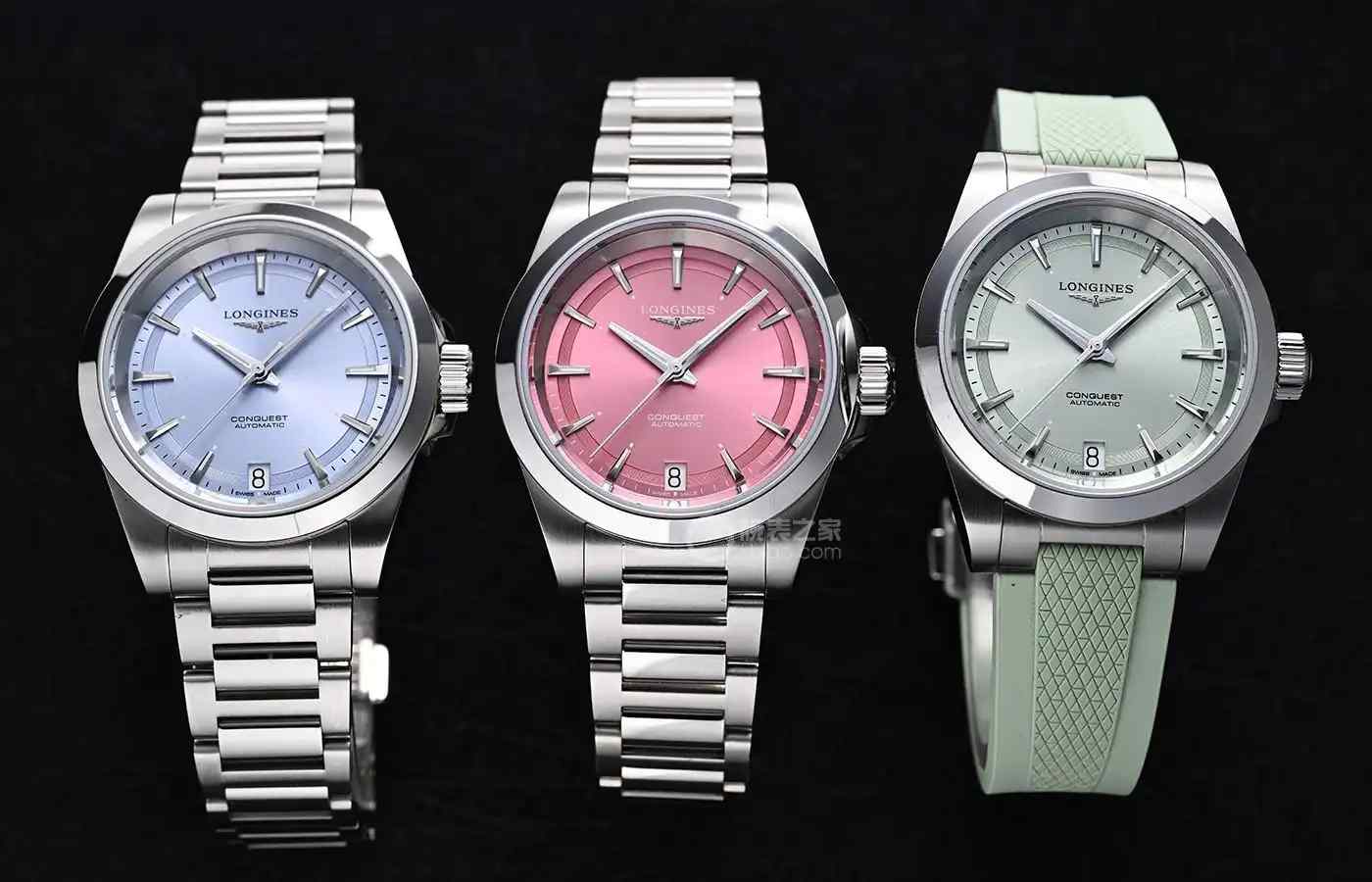 浪琴康卡斯悦动系列粉色表盘腕表-精致腕表彰显“女主”魅力！ | 奈斯探表