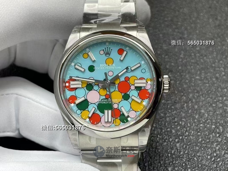 VS厂劳力士蚝式恒动蒂芙尼蓝泡泡面对比原厂是否对版？ | 奈斯探表