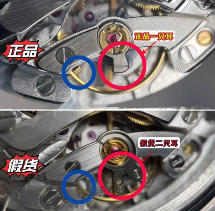 新手如何辨别劳力士3235机芯真假？一图告诉您！ | 奈斯探表