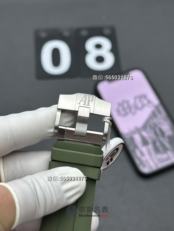 APS厂爱彼15720牛油果绿盘评测：4308一体机芯是否稳定？ | 奈斯探表