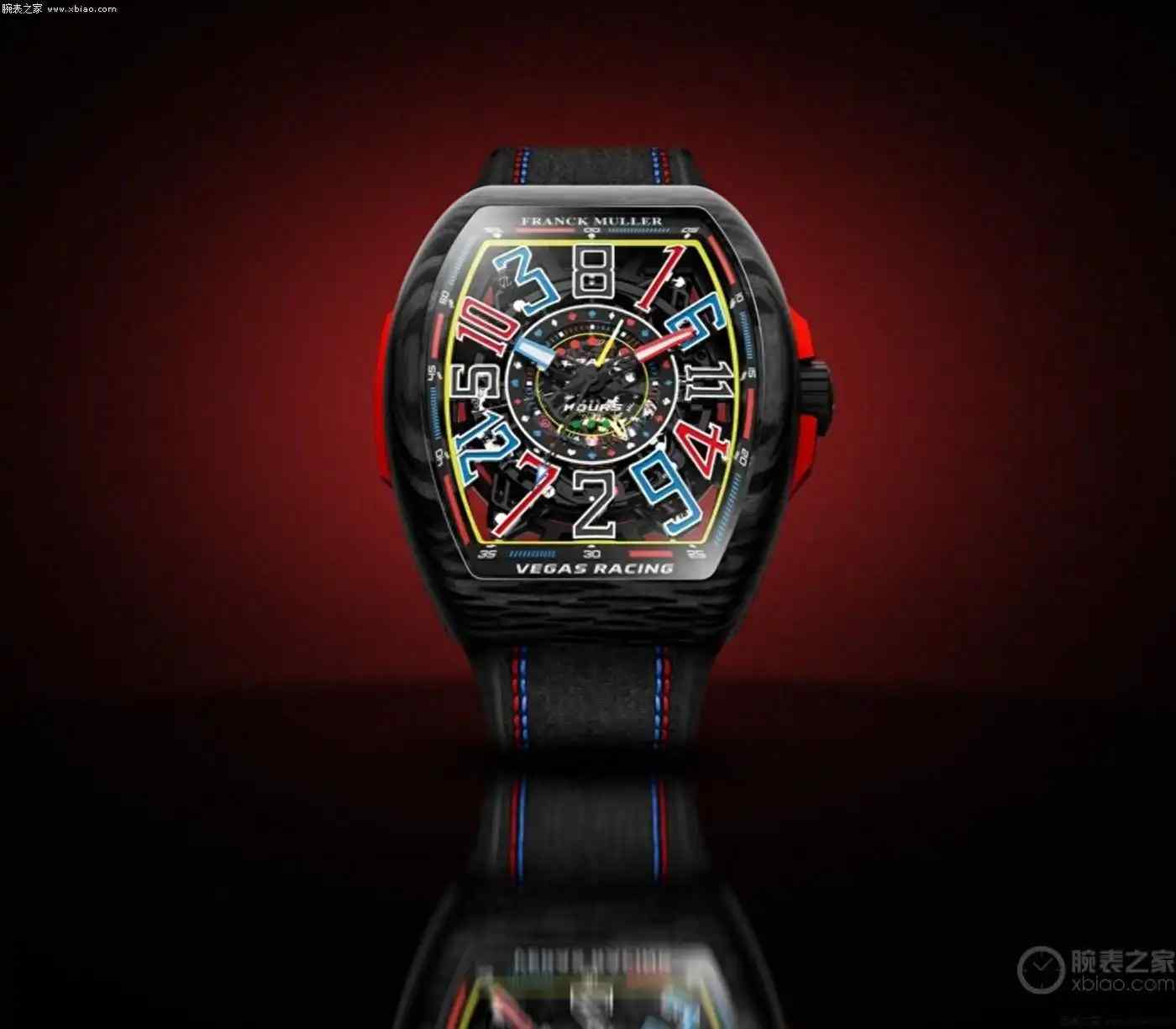 法穆兰全新Vanguard Crazy Hours Vegas Racing限量腕表，致敬速度与激情的拉斯维加斯！ | 奈斯探表