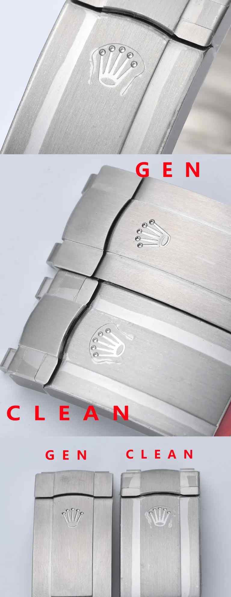 鉴别技巧！Clean厂劳力士蚝式恒动41毫米“庆典图案”气泡腕表真假对比评测 | 奈斯探表