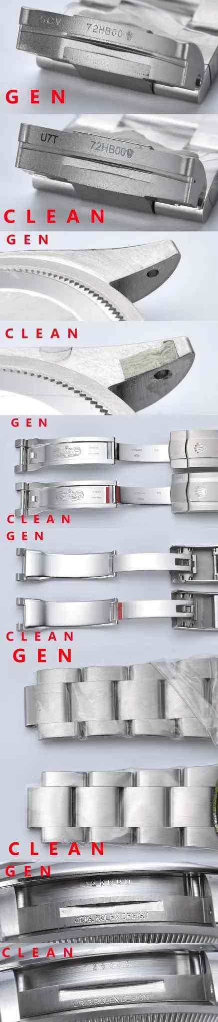 鉴别技巧！Clean厂劳力士蚝式恒动41毫米“庆典图案”气泡腕表真假对比评测 | 奈斯探表