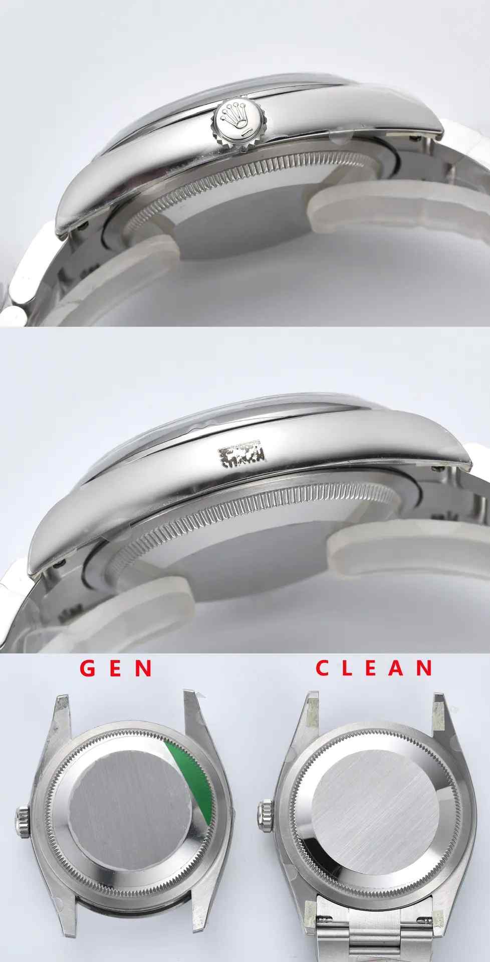 鉴别技巧！Clean厂劳力士蚝式恒动41毫米“庆典图案”气泡腕表真假对比评测 | 奈斯探表