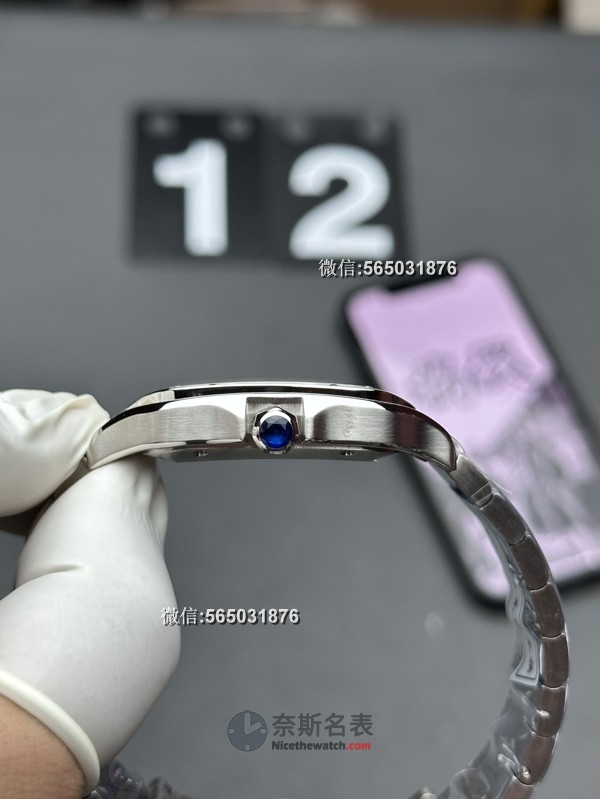 BV厂卡地亚山度士大号男款机械表评测：天花板级别的做工细节解析 | 奈斯探表