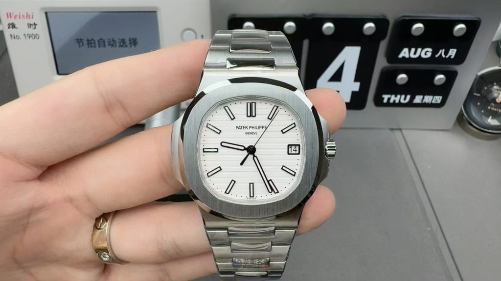 3K厂复刻百达翡丽鹦鹉螺5711白盘钢表，精湛工艺再现奢华经典 | 奈斯探表