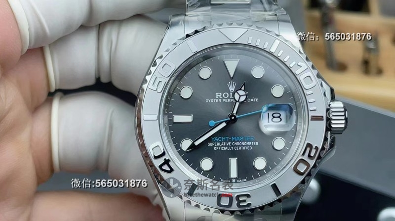 C厂劳力士灰游艇M126622全面升级测评：机芯储能70小时续航，细节还原度巨高！ | 奈斯探表