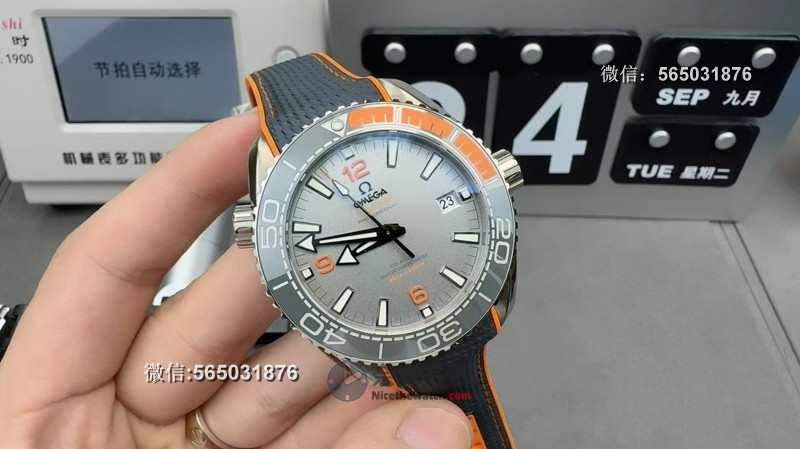 真伪鉴别技巧！VS厂海马600米四分之一橙灰盘和正品区别在哪里？ | 奈斯探表