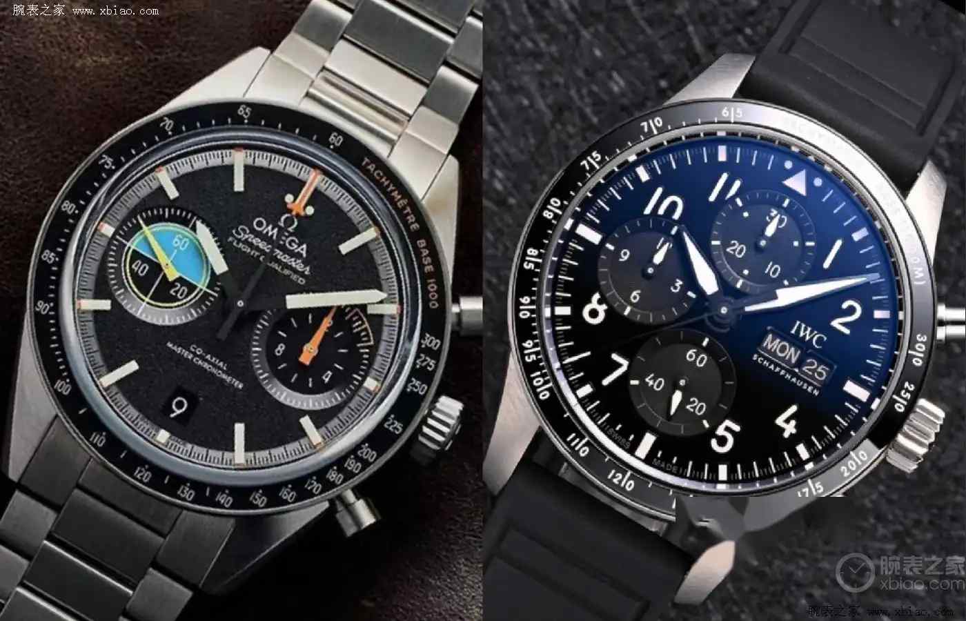 飞行表VS赛车表，欧米茄与IWC跨界对决！ | 奈斯探表