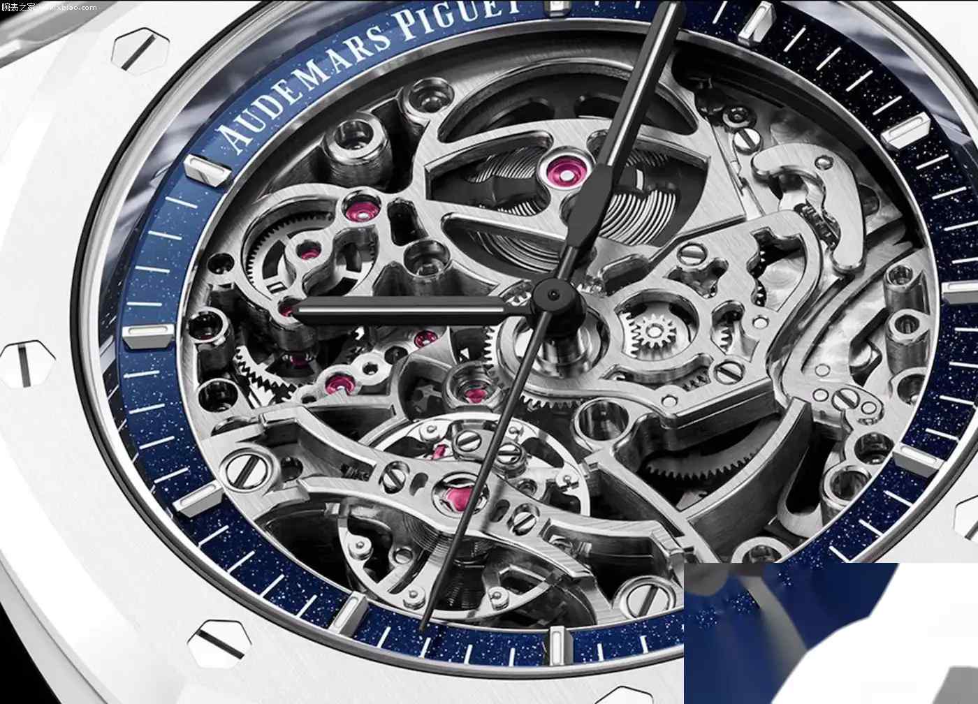 限量版来袭！爱彼皇家橡树系列双摆轮镂空白色陶瓷腕表中东限定！ | 奈斯探表