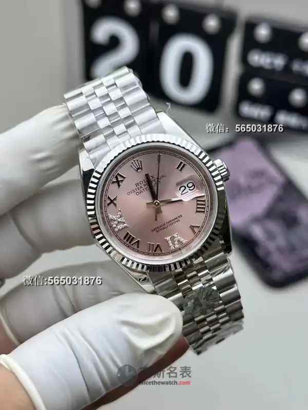 爱上这款粉盘罗马！A+厂女装31日志，丹东2824机芯，让你爱不释手！ | 奈斯探表