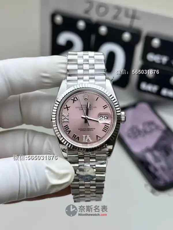 爱上这款粉盘罗马！A+厂女装31日志，丹东2824机芯，让你爱不释手！ | 奈斯探表