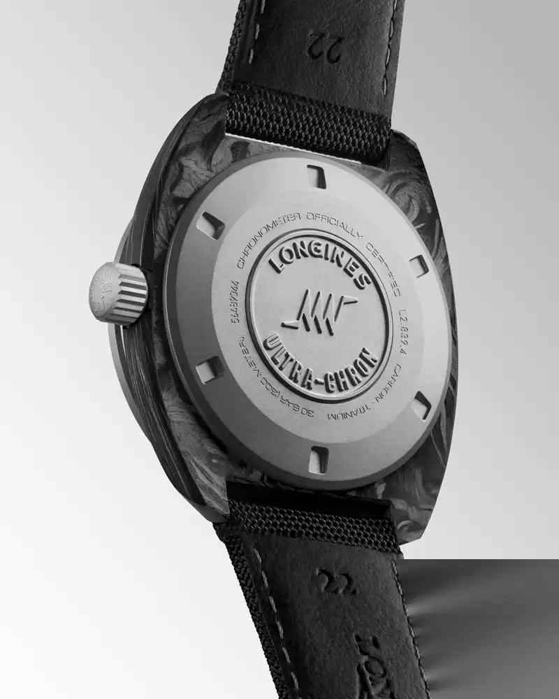 浪琴新品炸裂！Ultra-Chron Carbon锻造碳腕表，潮黑未来感爆棚！ | 奈斯探表