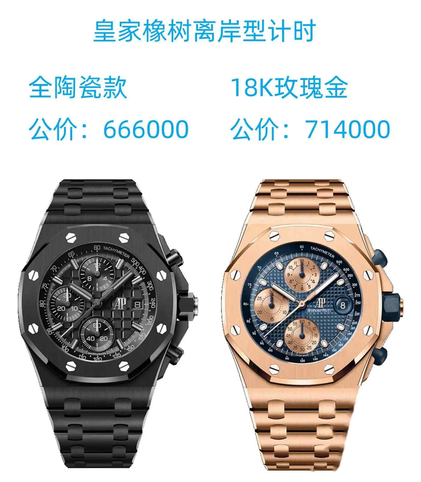 堪比黄金的陶瓷艺术：爱彼皇家橡树离岸型26420震撼登?。?| 奈斯探表
