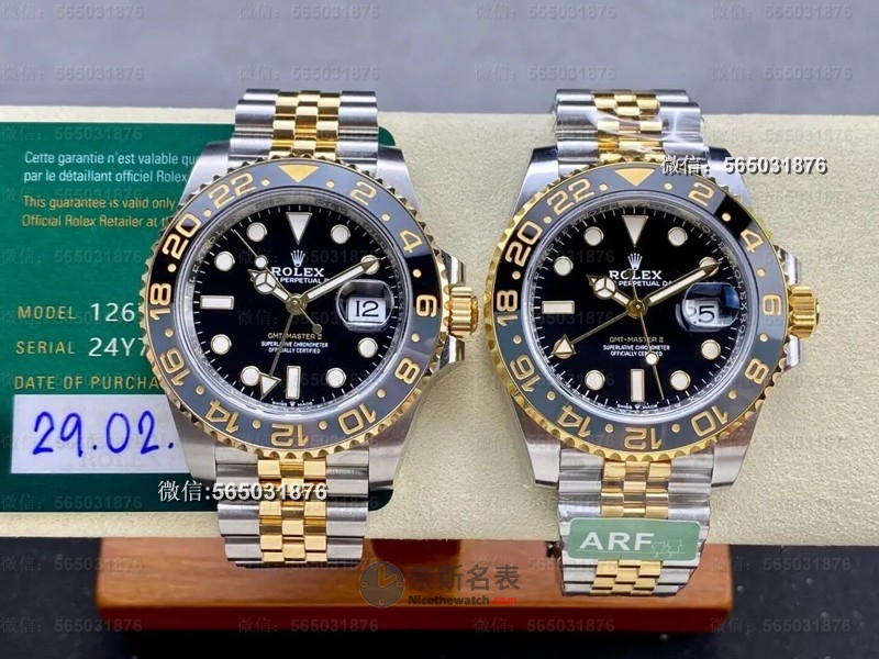 ARF厂间金皮蛋圈深度评测：166克配重直逼正品！ | 奈斯探表