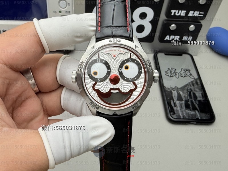 月相功能完美还原！V9厂俄罗斯小丑表实测，做工精细度直逼原装！ | 奈斯探表