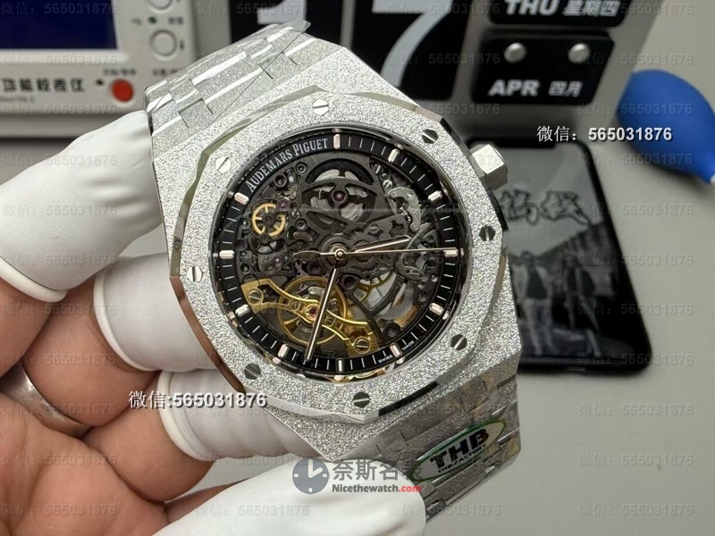 THB厂爱彼霜金15407 V2版实拍，布灵布灵闪到睁不开眼！ | 奈斯探表