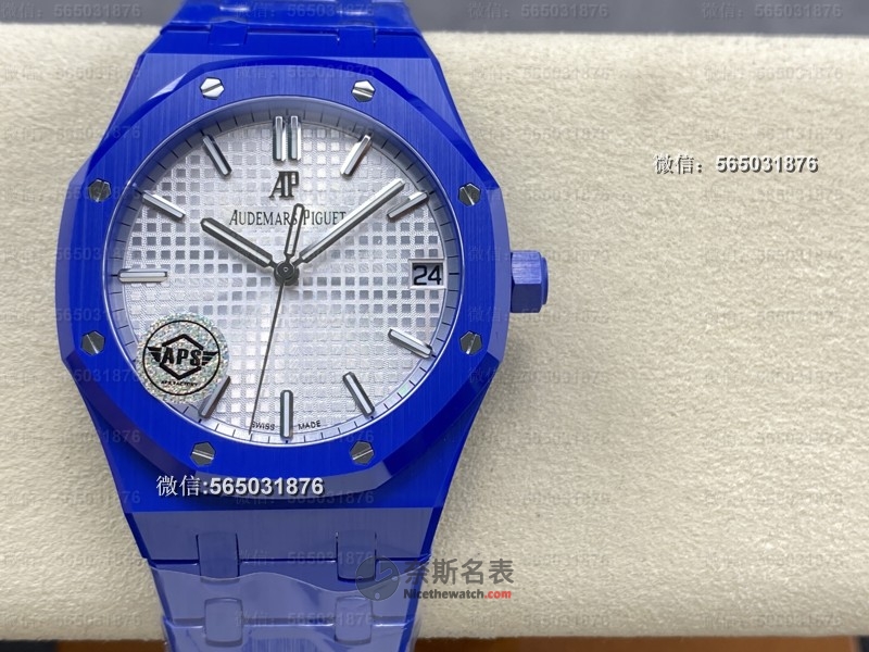 细节控必看：APS厂爱彼15500蓝陶瓷如何做到“一眼真”？ | 奈斯探表