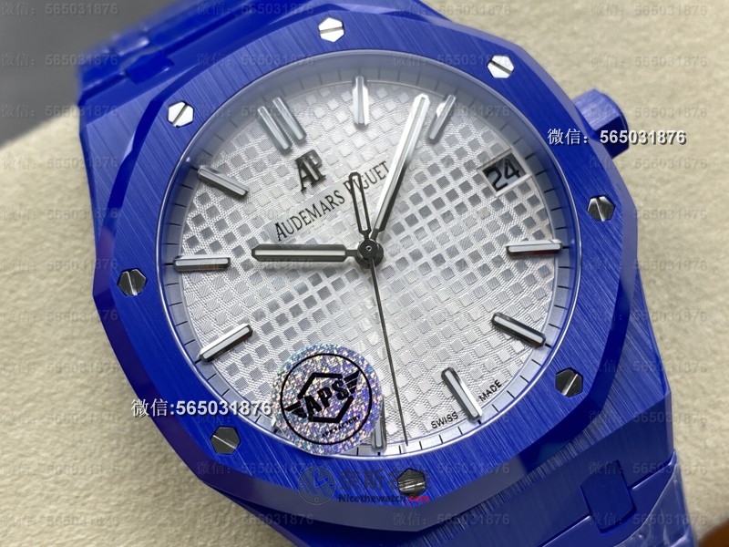 细节控必看：APS厂爱彼15500蓝陶瓷如何做到“一眼真”？ | 奈斯探表