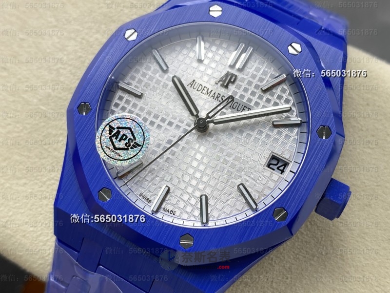 细节控必看：APS厂爱彼15500蓝陶瓷如何做到“一眼真”？ | 奈斯探表
