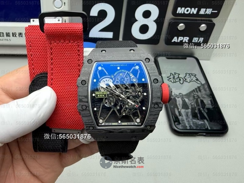 50g超轻体验！BBR厂理查德米勒RM35-01碳纤维复刻表深度评测 | 奈斯探表