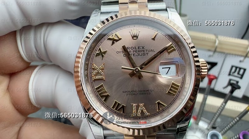 小手腕福音！VS厂36mm间金日志上手体验，香槟金盘面美到窒息！ | 奈斯探表