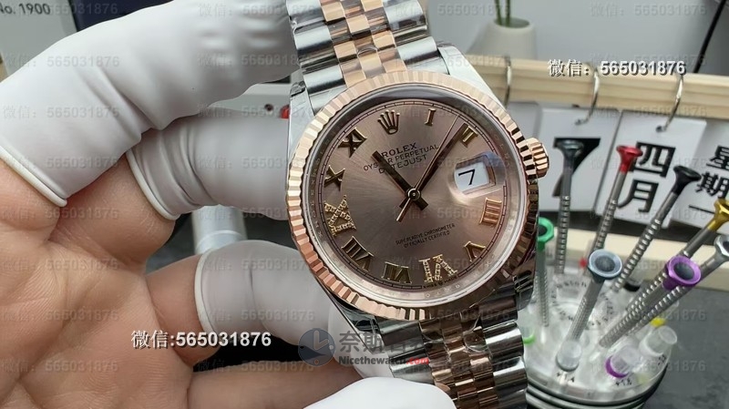 小手腕福音！VS厂36mm间金日志上手体验，香槟金盘面美到窒息！ | 奈斯探表