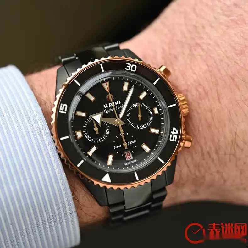 47,500元值不值？Rado库克船长新款计时码表实测，一体陶瓷表壳惊艳全??！ | 奈斯探表