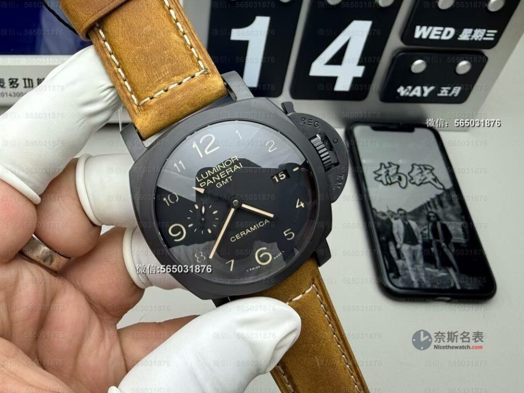 复刻表也内卷？VS厂沛纳海441黑陶瓷腕表，黑陶瓷质感太惊艳了！ | 奈斯探表
