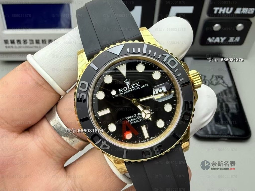 复刻表天花板！VS厂劳力士黄金游艇V3实测，148克配重太惊艳 | 奈斯探表