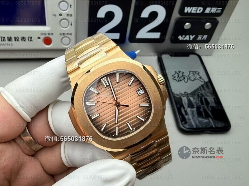 零差评来袭！3K厂百达翡丽鹦鹉螺5711玫瑰金全网最细拆解解析 | 奈斯探表