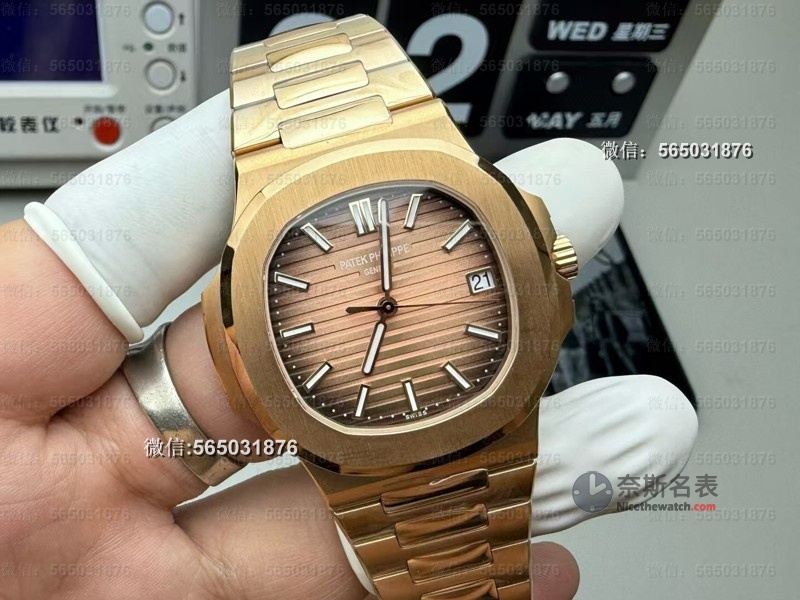 零差评来袭！3K厂百达翡丽鹦鹉螺5711玫瑰金全网最细拆解解析 | 奈斯探表