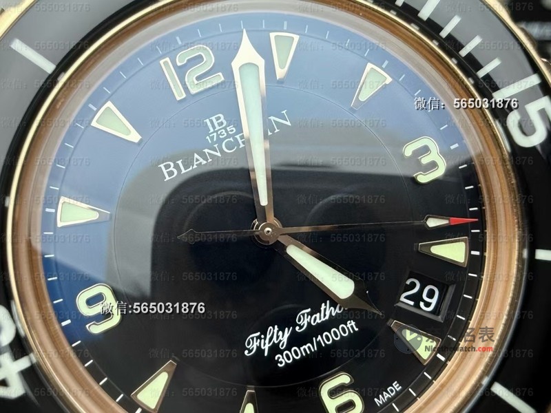 买表必看！ZF厂宝珀五十噚玫瑰金实测，这些细节90%的人不知道 | 奈斯探表