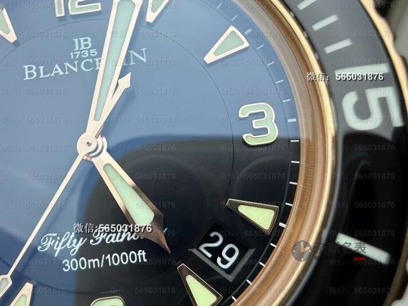 买表必看！ZF厂宝珀五十噚玫瑰金实测，这些细节90%的人不知道 | 奈斯探表