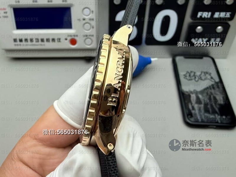 买表必看！ZF厂宝珀五十噚玫瑰金实测，这些细节90%的人不知道 | 奈斯探表