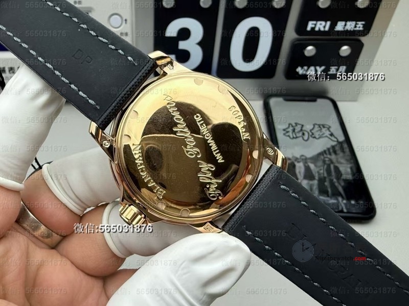 买表必看！ZF厂宝珀五十噚玫瑰金实测，这些细节90%的人不知道 | 奈斯探表