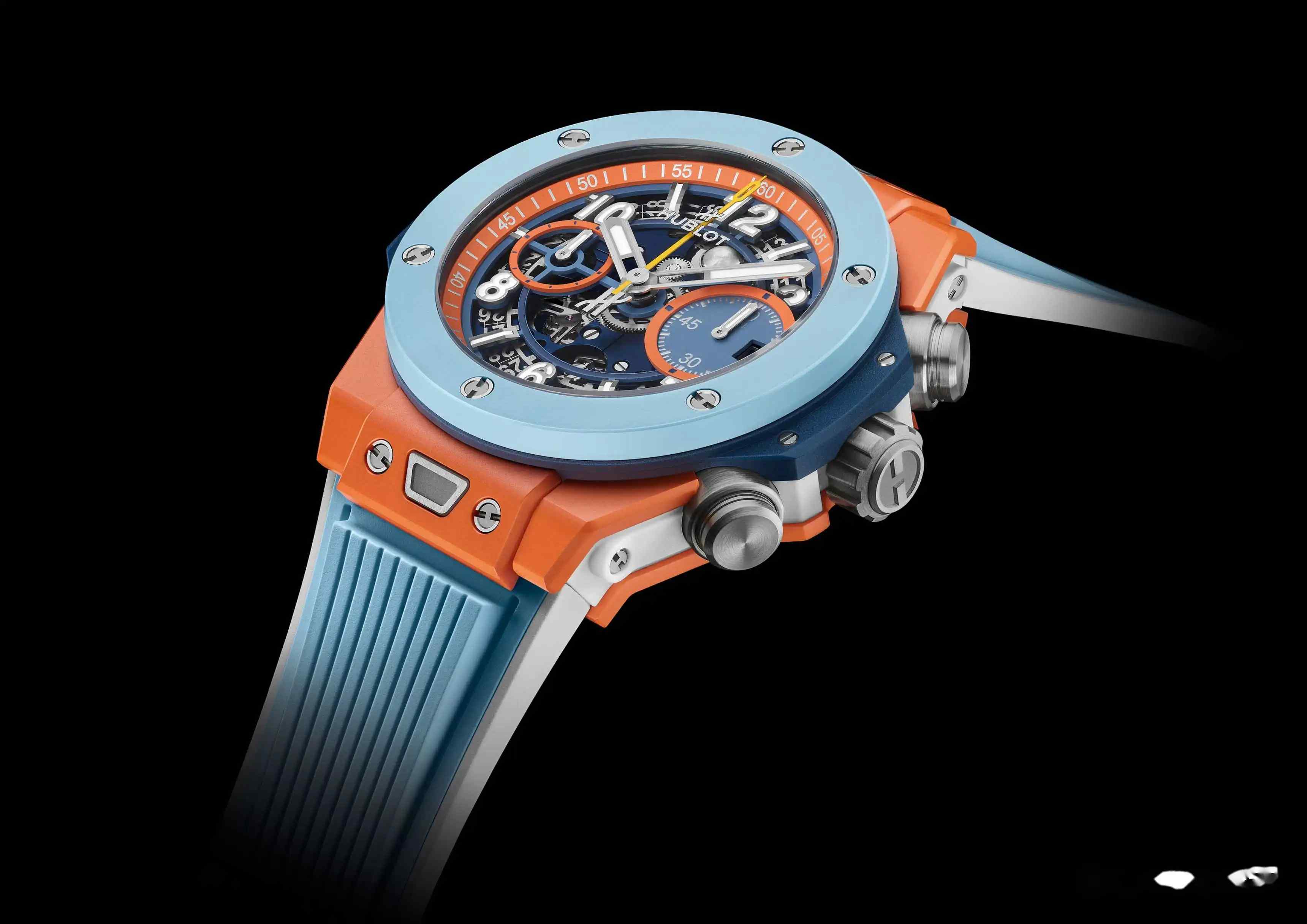 夏日限定来袭！宇舶Big Bang橙蓝腕表实测，3秒换带+100米防水 | 奈斯探表