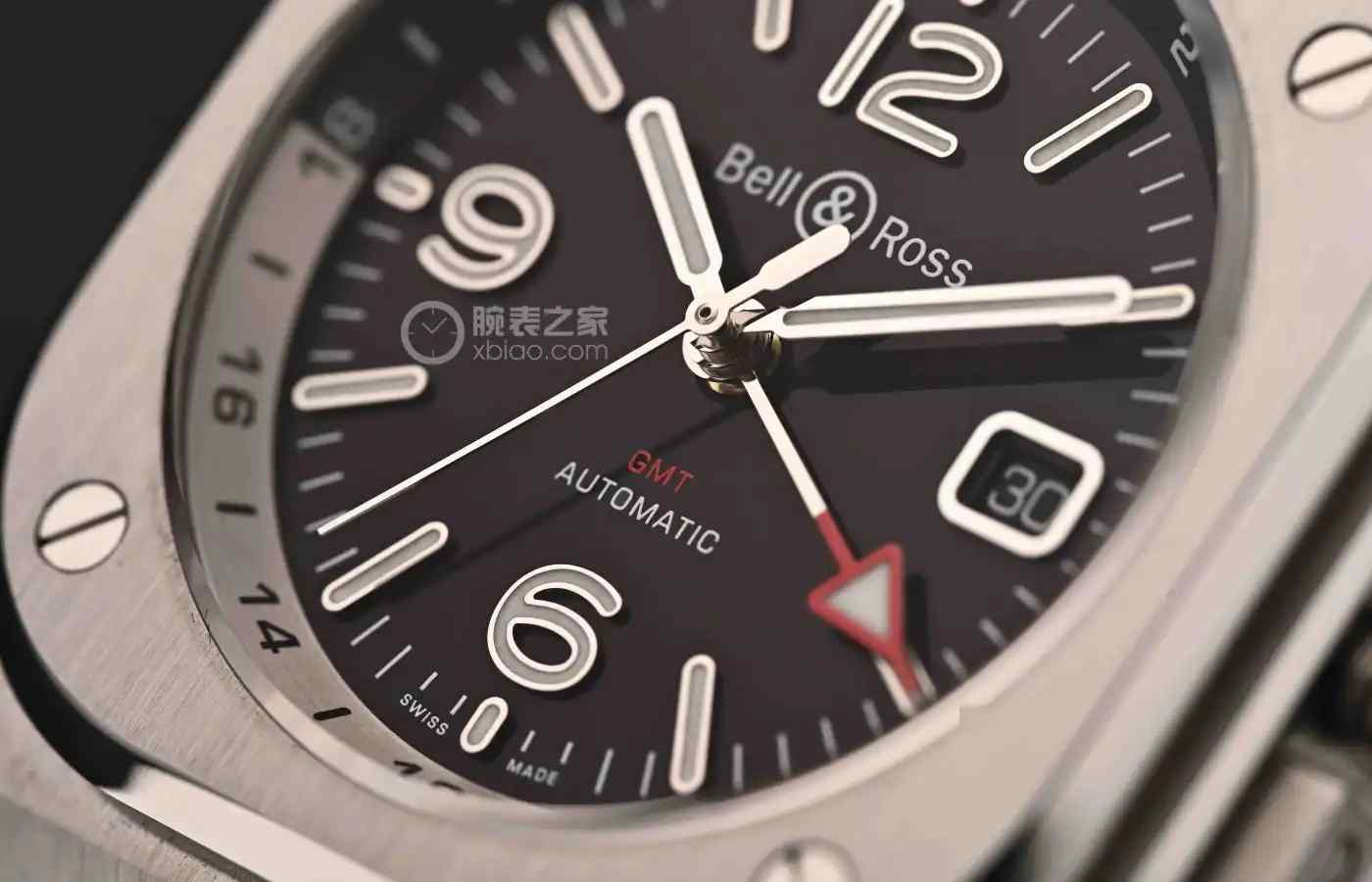 商务差旅必备！柏莱士BR05-GMT双时区腕表深度评测：这抹红针太抢眼！ | 奈斯探表