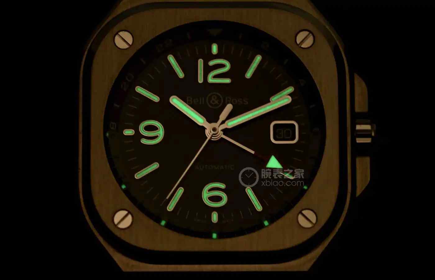 商务差旅必备！柏莱士BR05-GMT双时区腕表深度评测：这抹红针太抢眼！ | 奈斯探表