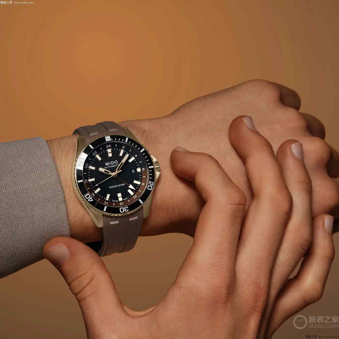 瑞士美度领航者双时区黄金腕表震撼上市！80小时长动力+200米防水，复古潮人必入！ | 奈斯探表