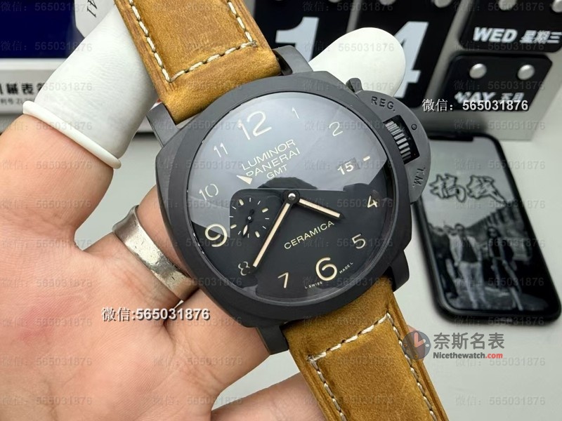 告别一眼假！VS厂沛纳海441实测，GMT功能+动能动显全在线 | 奈斯探表