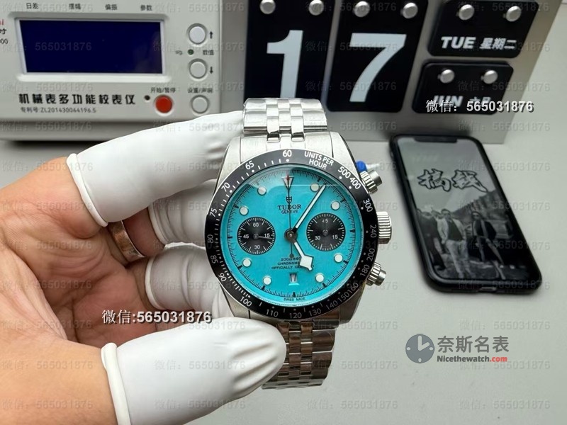 周杰伦同款来了！BLS厂帝舵火烈鸟蓝实测，雪花针太圈粉了 | 奈斯探表