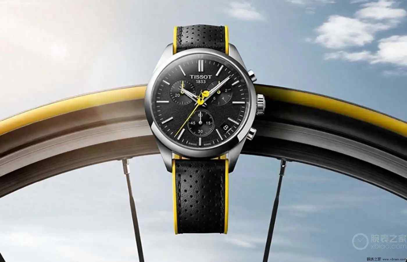 骑行党必看！天梭PR100环法特别版，沥青表盘+黄针设计帅炸了！ | 奈斯探表