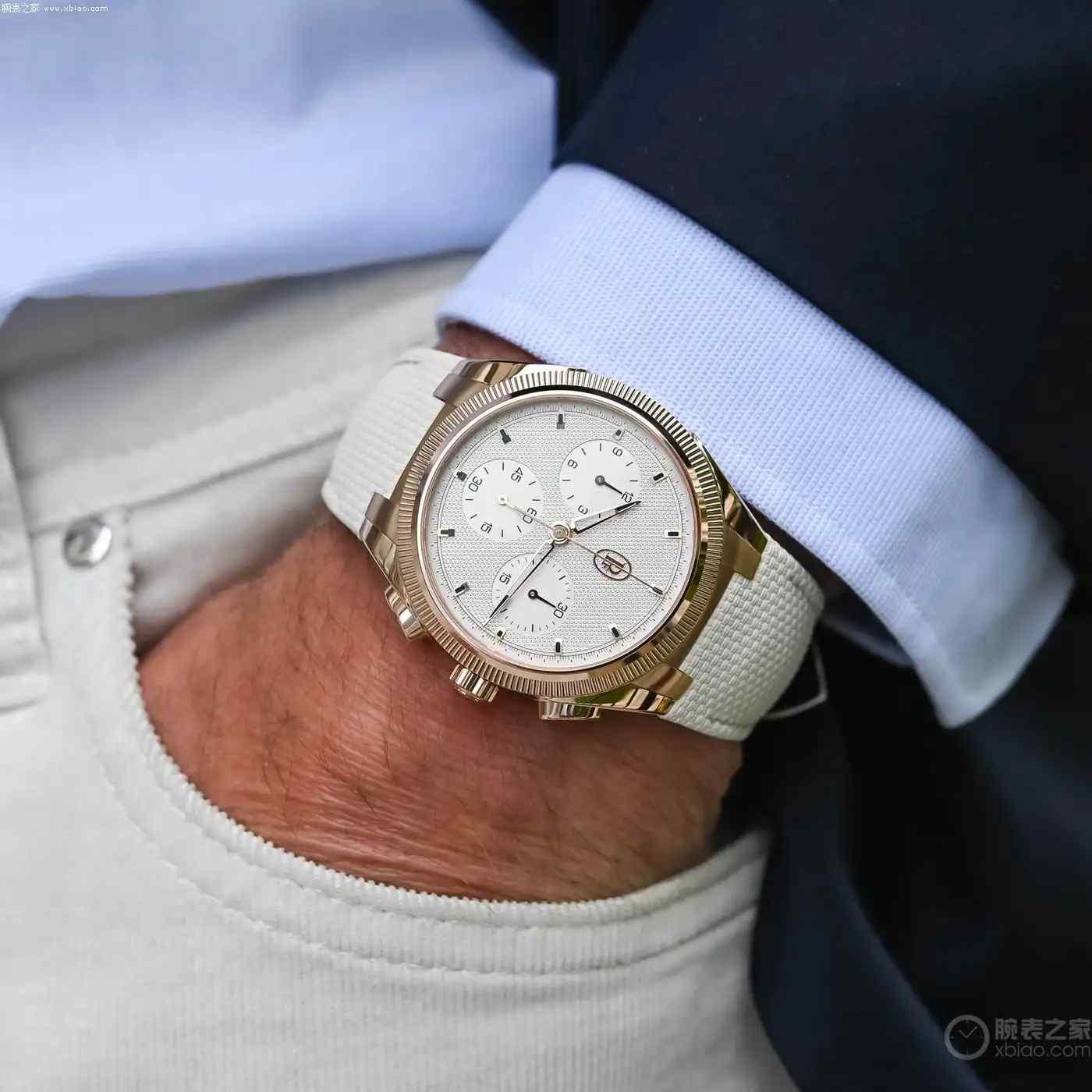 地中海风情设计！帕玛强尼Tonda PF玫瑰金腕表，戴出顶级品味！ | 奈斯探表