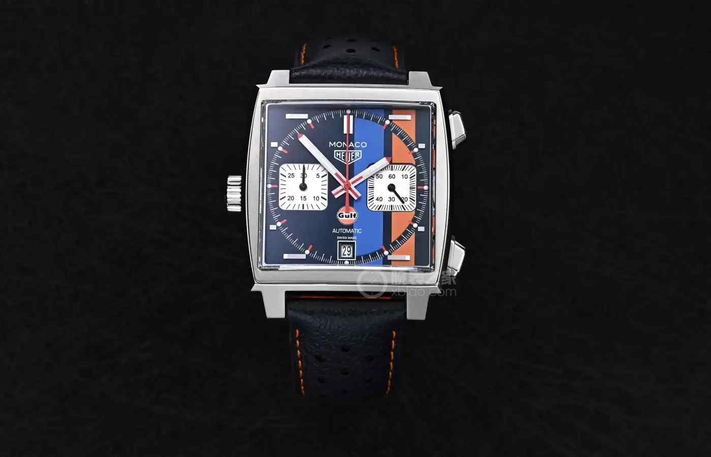 颠覆传统的方形腕表！泰格豪雅摩纳哥100米防水计时码表，左侧表冠设计，彰显独特品位！ | 奈斯探表