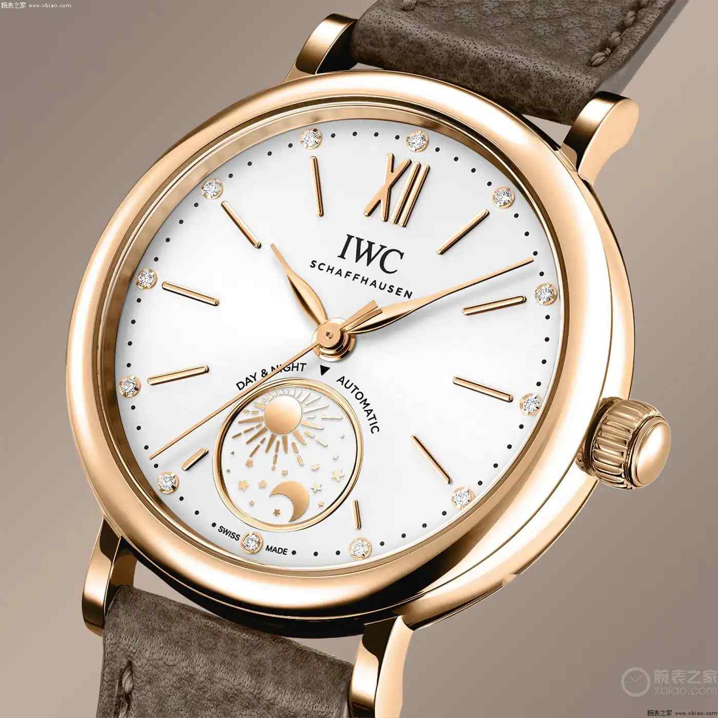 13万预算必看！IWC这款红金昼夜表，钻石镶嵌美到窒息！ | 奈斯探表