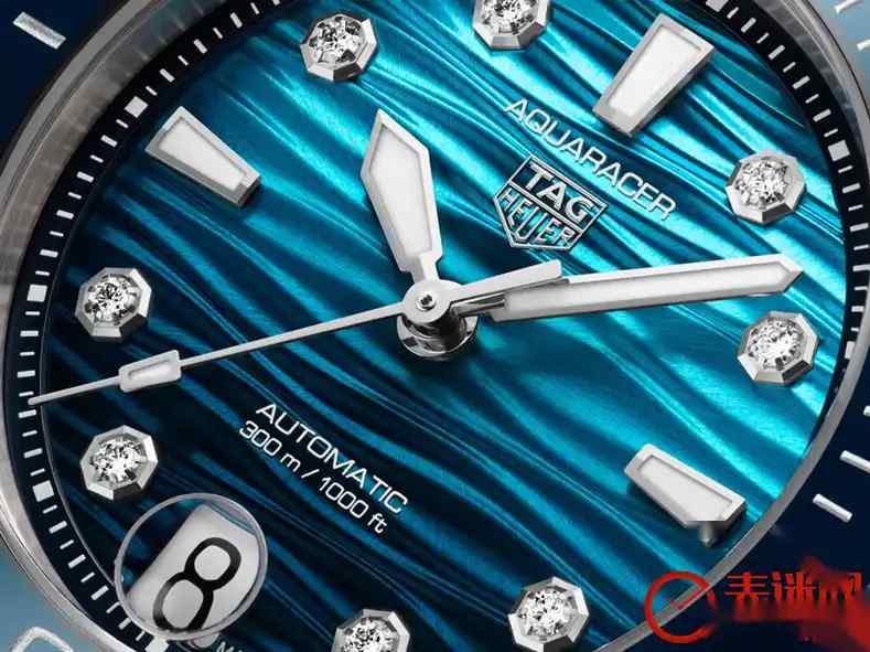 女生也能戴的潜水表！泰格豪雅新竞潜，钻石时标+白胶带太高级！ | 奈斯探表